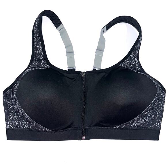 Champion C9 Power Shape Max Black Front Close Racerback Sports Bra Size 2X - Picture 1 of 9